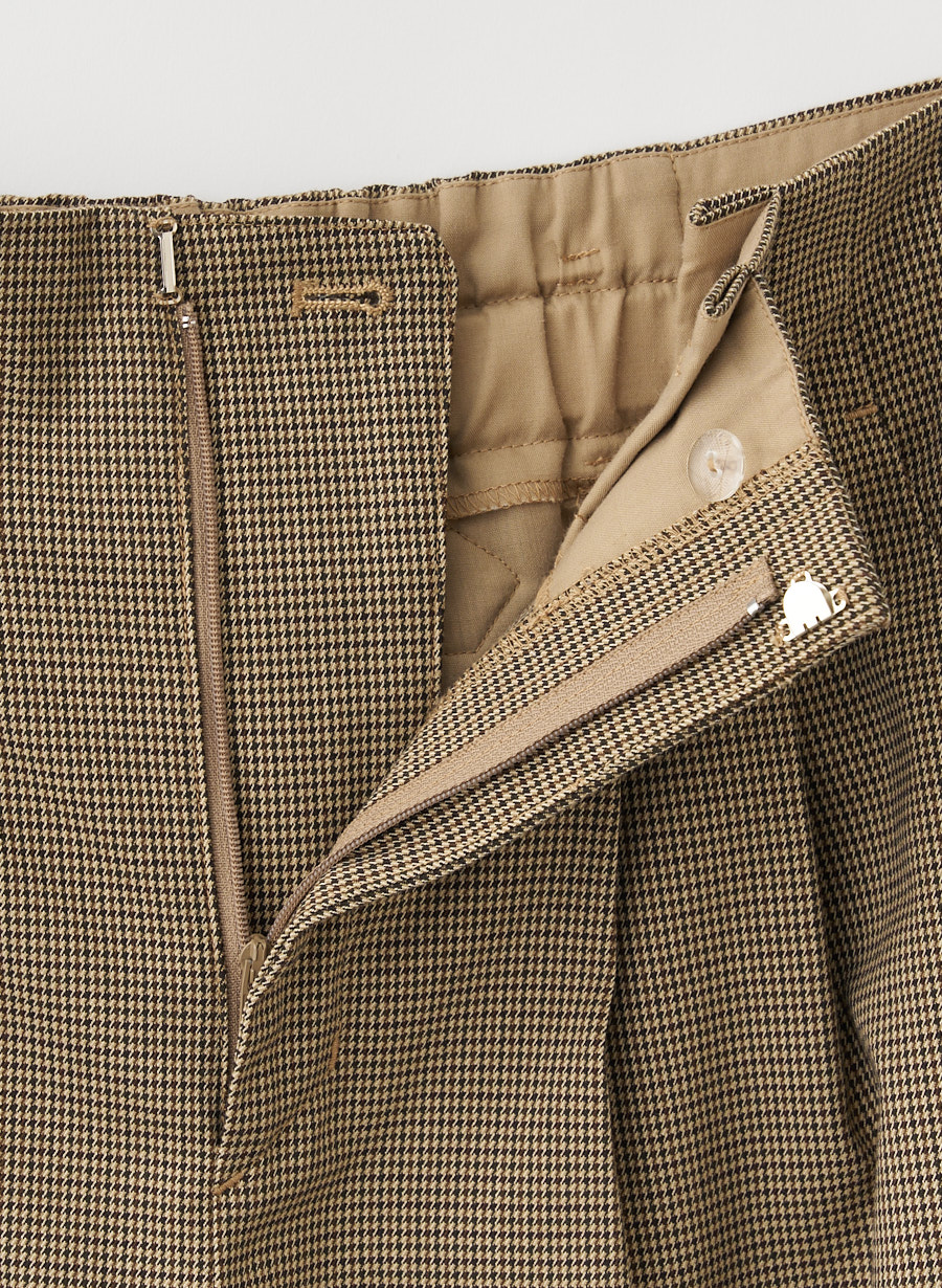 チェック柄タックパンツ｜LOUNIE（ルーニィ）公式サイト／公式