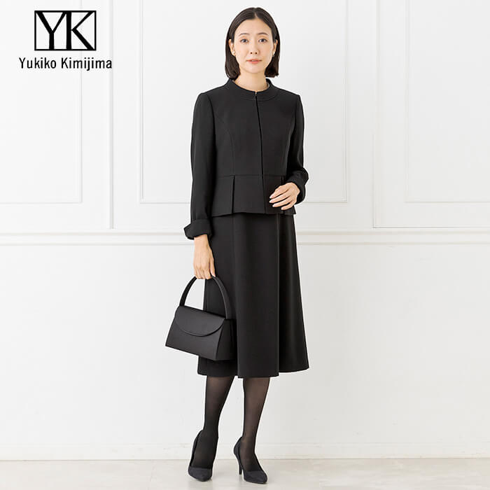 WEB限定｜洗えるアンサンブル 17号・ブラック｜東京ソワール