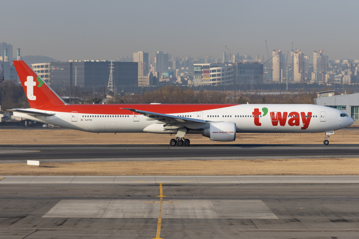 ティーウェイ航空、仁川〜関西・福岡線に「777-300ER」投入へ！元