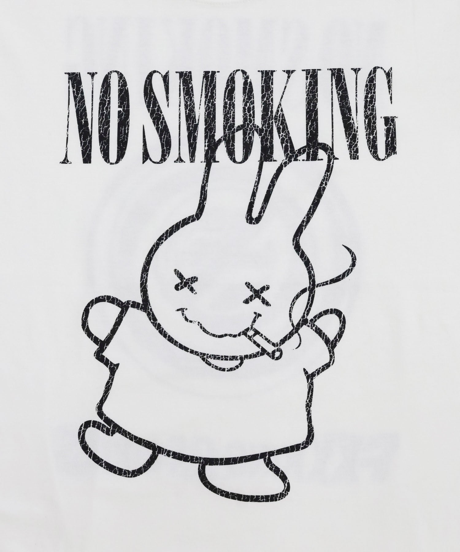 NO SMOKING Rabbit Longsleeve T-shirt – #FR2
