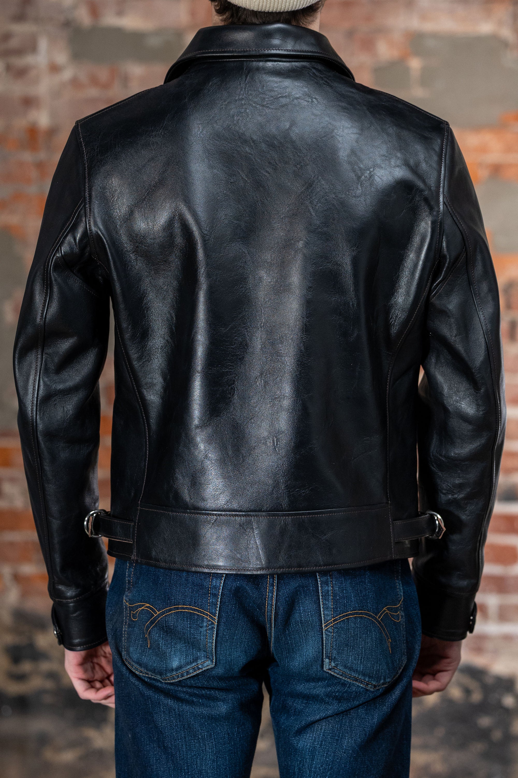 Double Helix Hugging The Curve - Black Teacore Horsehide