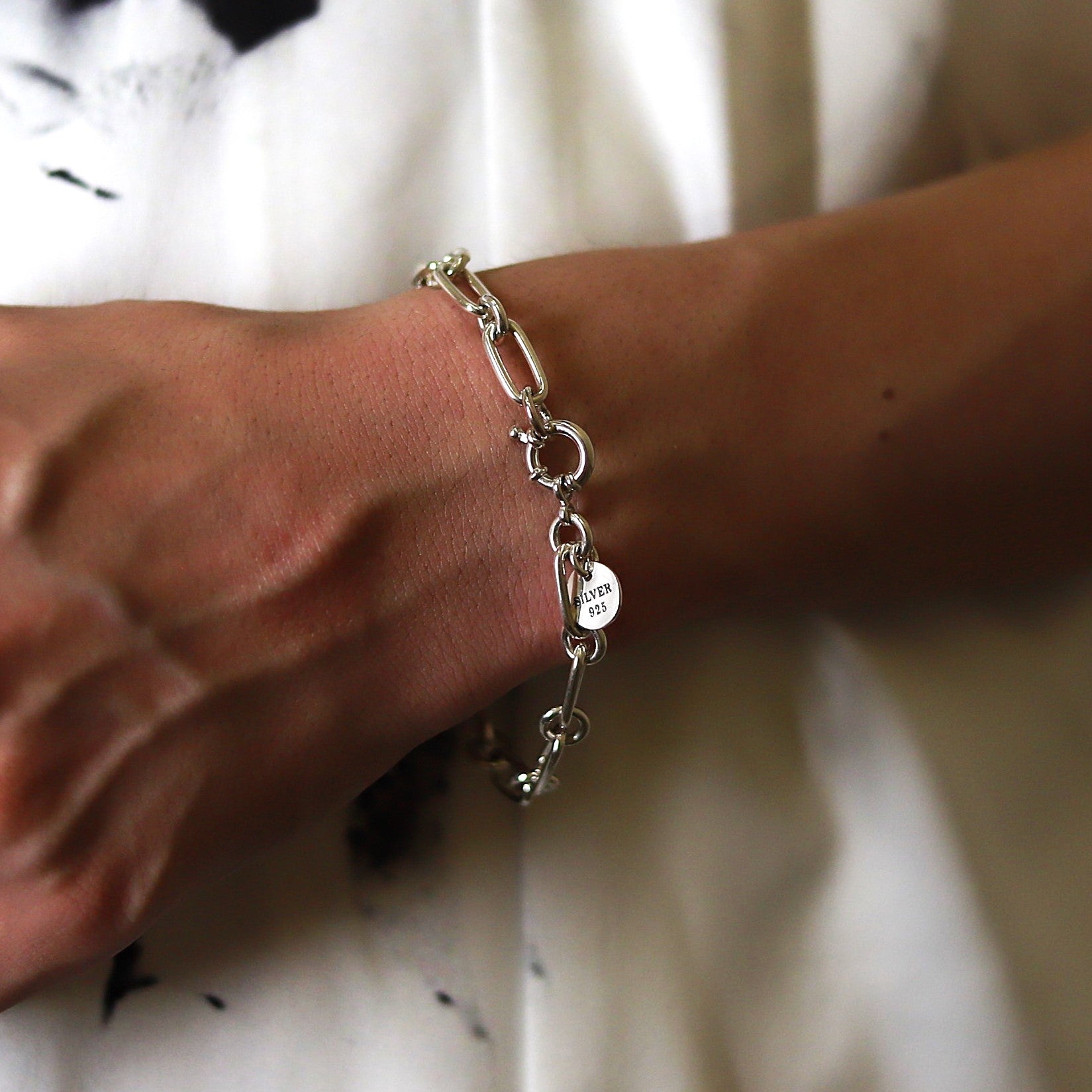 『人気』F.Hブレスレット 当店メンズ人気No.1ブレスレット】F.H. シルバーブレスレット