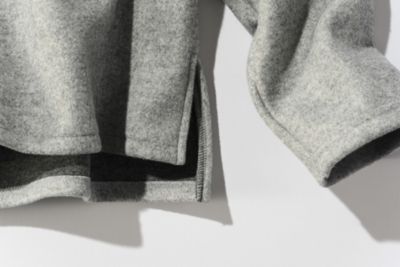 OURHOME(アワーホーム)の【洗える】ウール混素材のキーネックプル