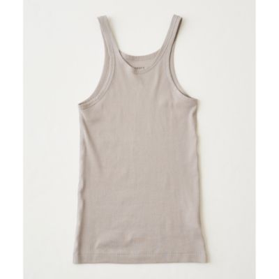 Whim Gazette(ウィム ガゼット)の【OVERNEATH】リブタンクトップ通販