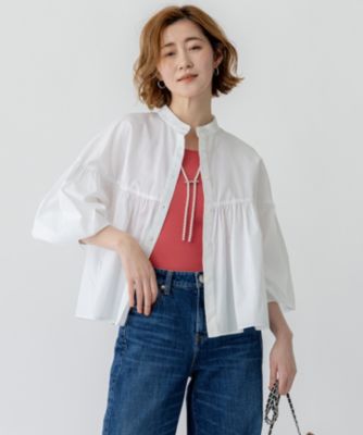 23区 L(ニジュウサンク エル)の【洗える】CANCLINI ギャザー フレア