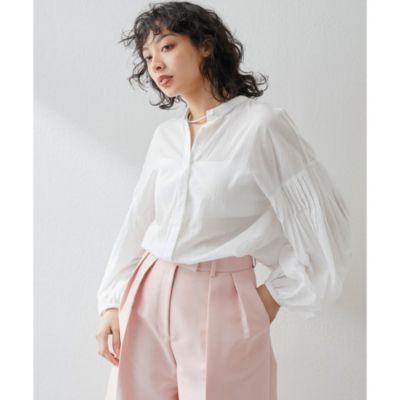 Whim Gazette(ウィム ガゼット)の2wayギャザーブラウス通販 | 集英社