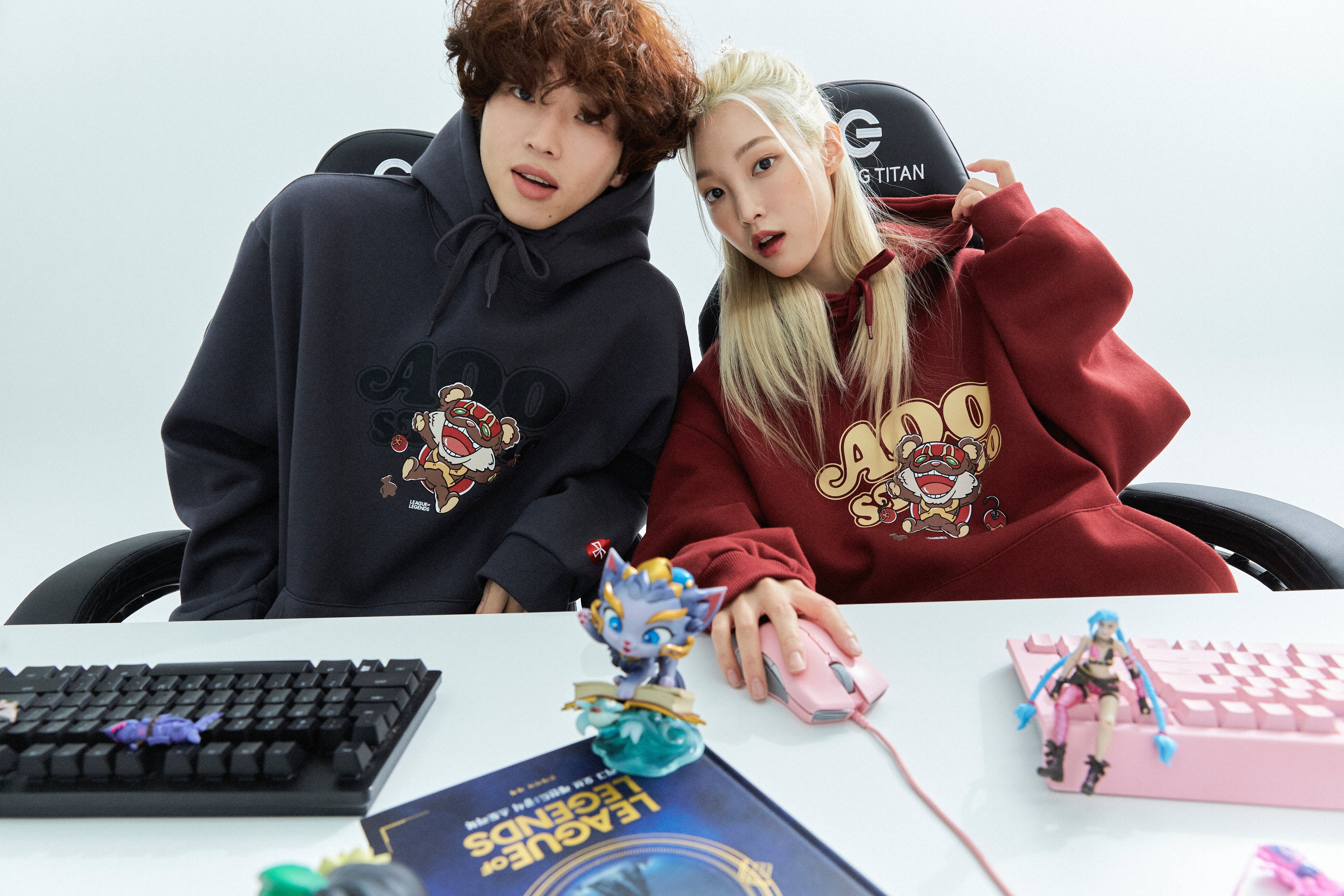 AQO ×リーグ・オブ・レジェンド】ジグス フード付きパーカー