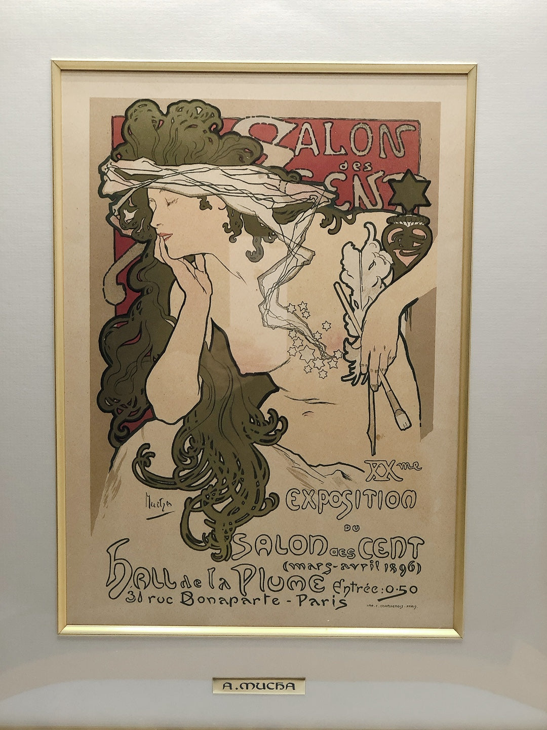 ミュシャ「サロン・デ・サン」（ポスター芸術の巨匠たちより