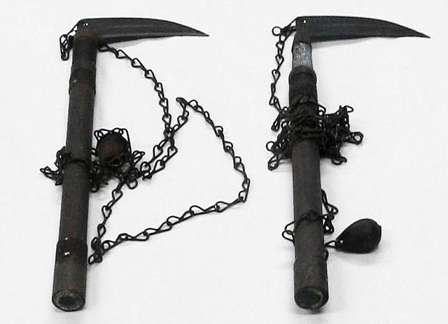 達人による「鎖鎌 vs 刀」の迫真の演武！ まさかこんなに強かったとは