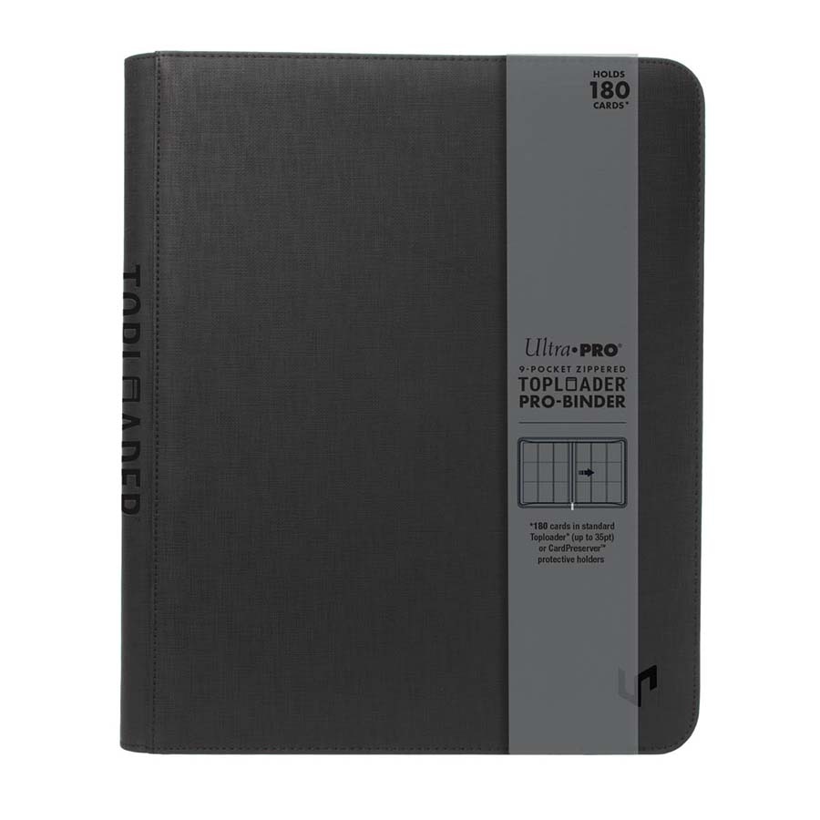 ULTRA PRO: 9-POCKET ZIPPERED TOPLOADER PREMIUM PRO-BINDER