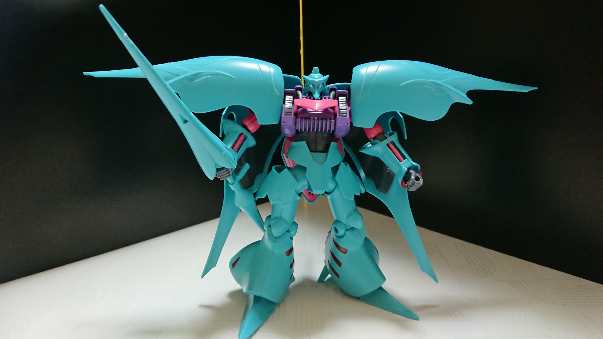 HG キュベレイパピヨン メタリック&鏡面加工｜iwaitatiさんのガンプラ
