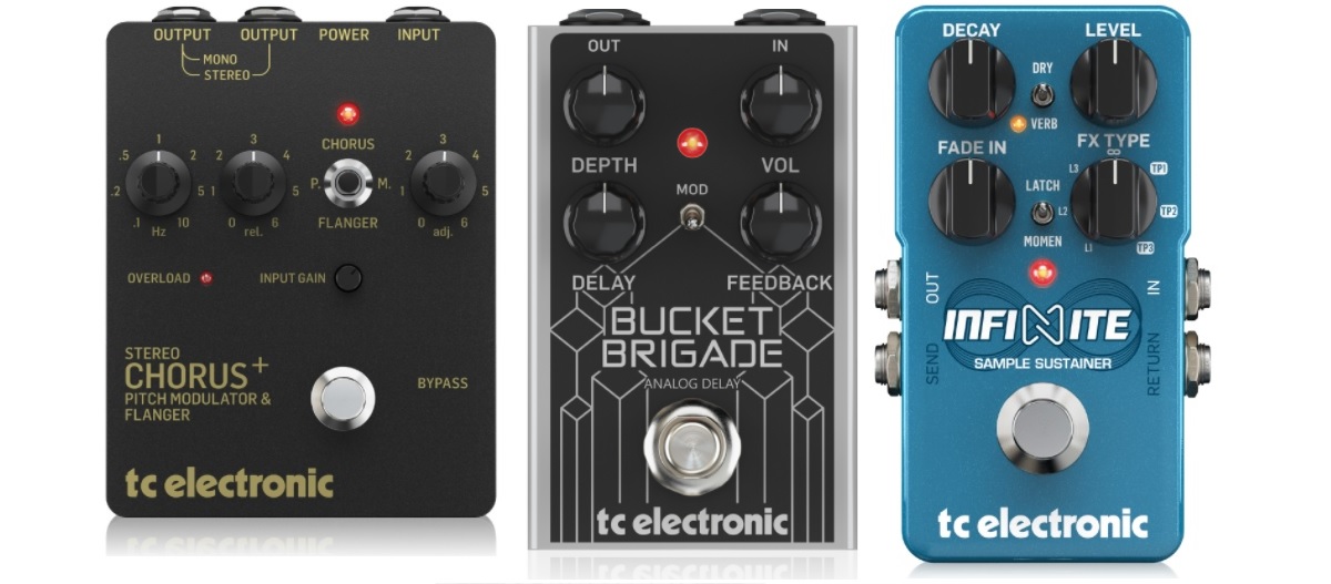TC Electronicがコンパクトエフェクター3機種を発売！ | ギタセレ