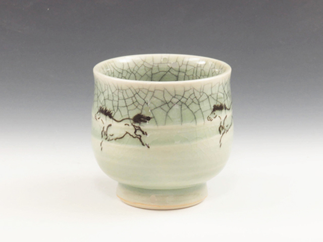 福島県のやきもの 大堀相馬焼の酒器ぐい呑