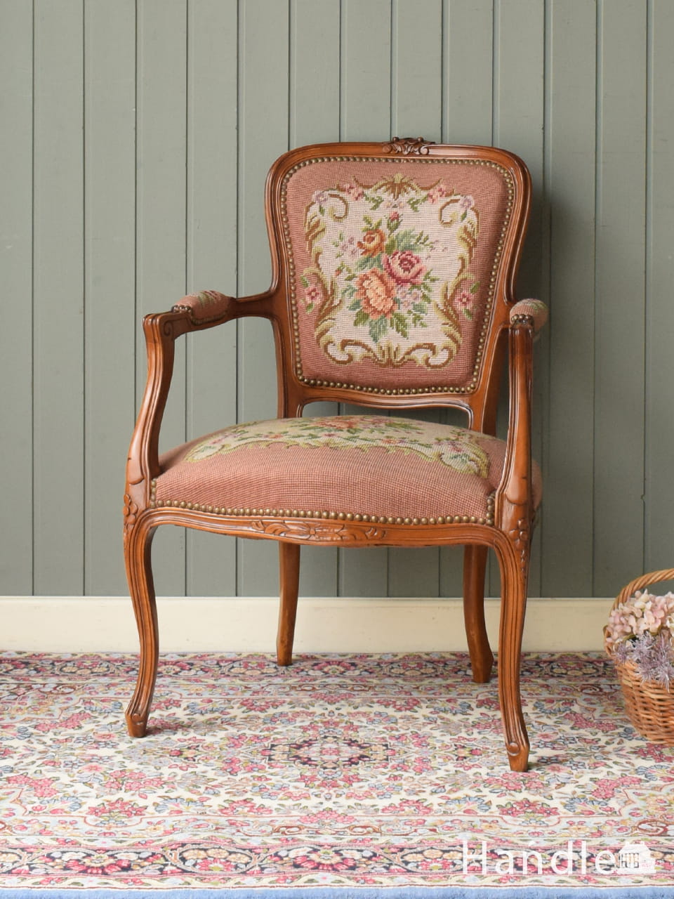 アンティーク ロイドルーム チェア （ホワイト）(11-301