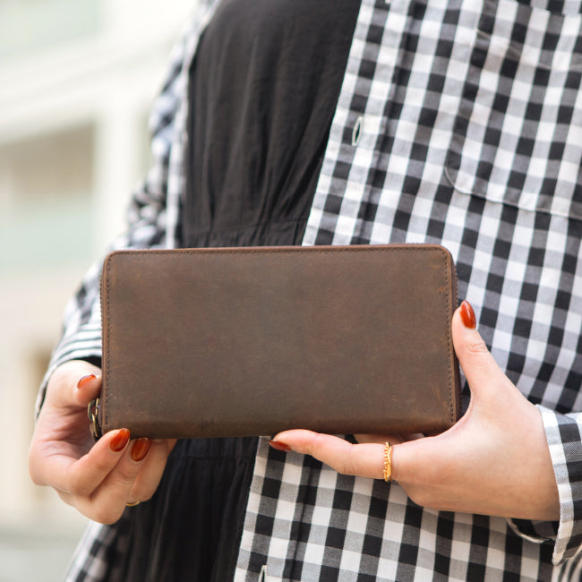 長財布 ラウンドファスナー 本革 Hallelujah