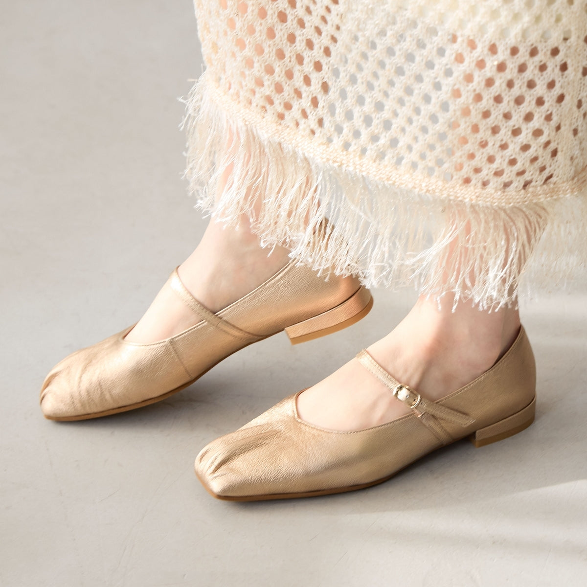 SALE】ギャザーストラップパンプス/651105