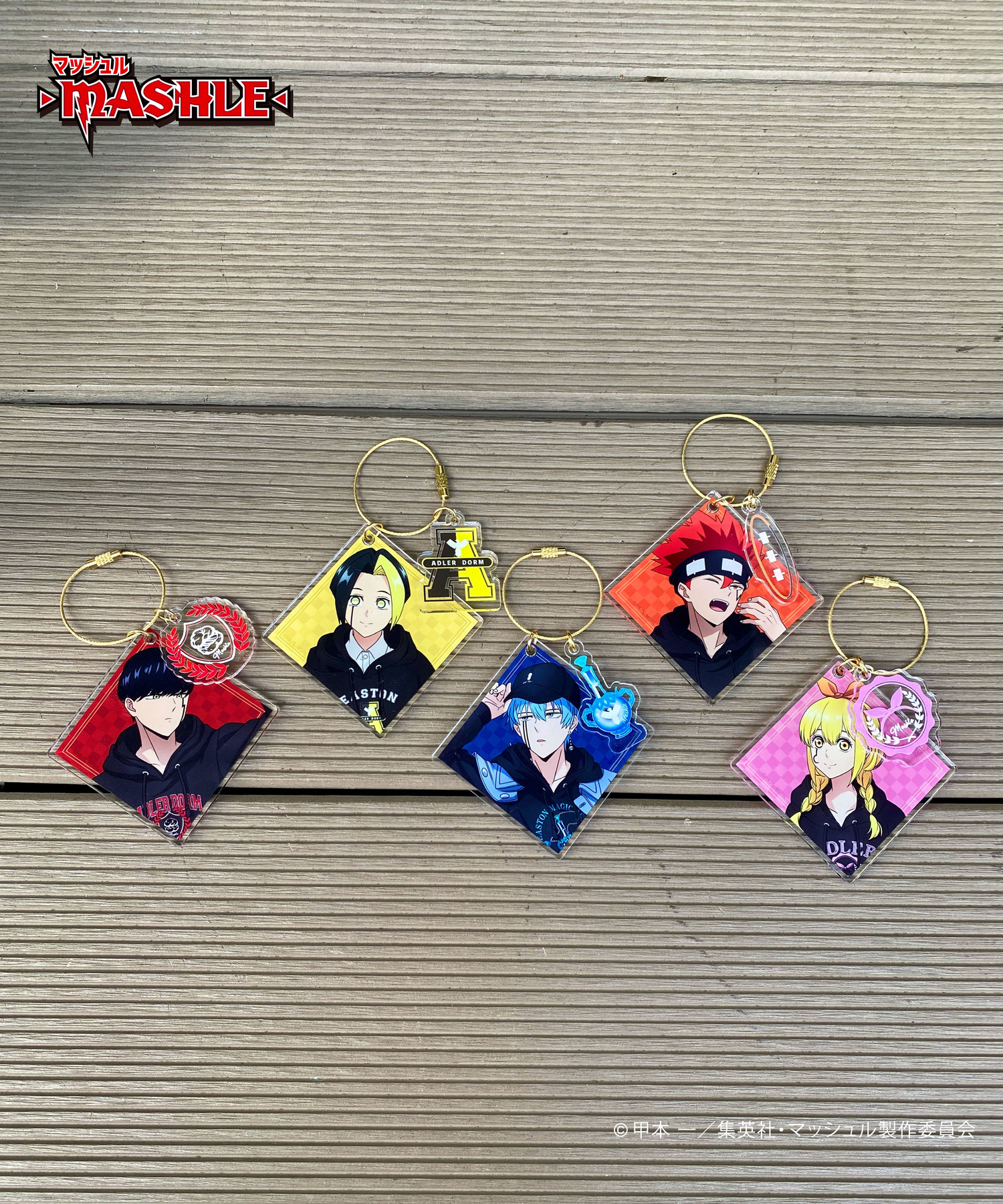 TVアニメ「マッシュル-MASHLE-」描き下し2連アクリルキーホルダー_
