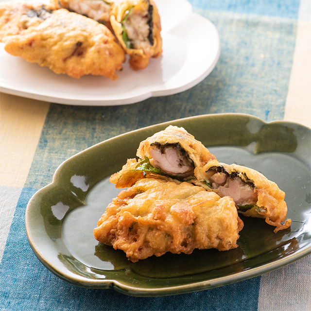 鶏肉ののりじそ天 | キユーピー3分クッキング | CBCテレビ