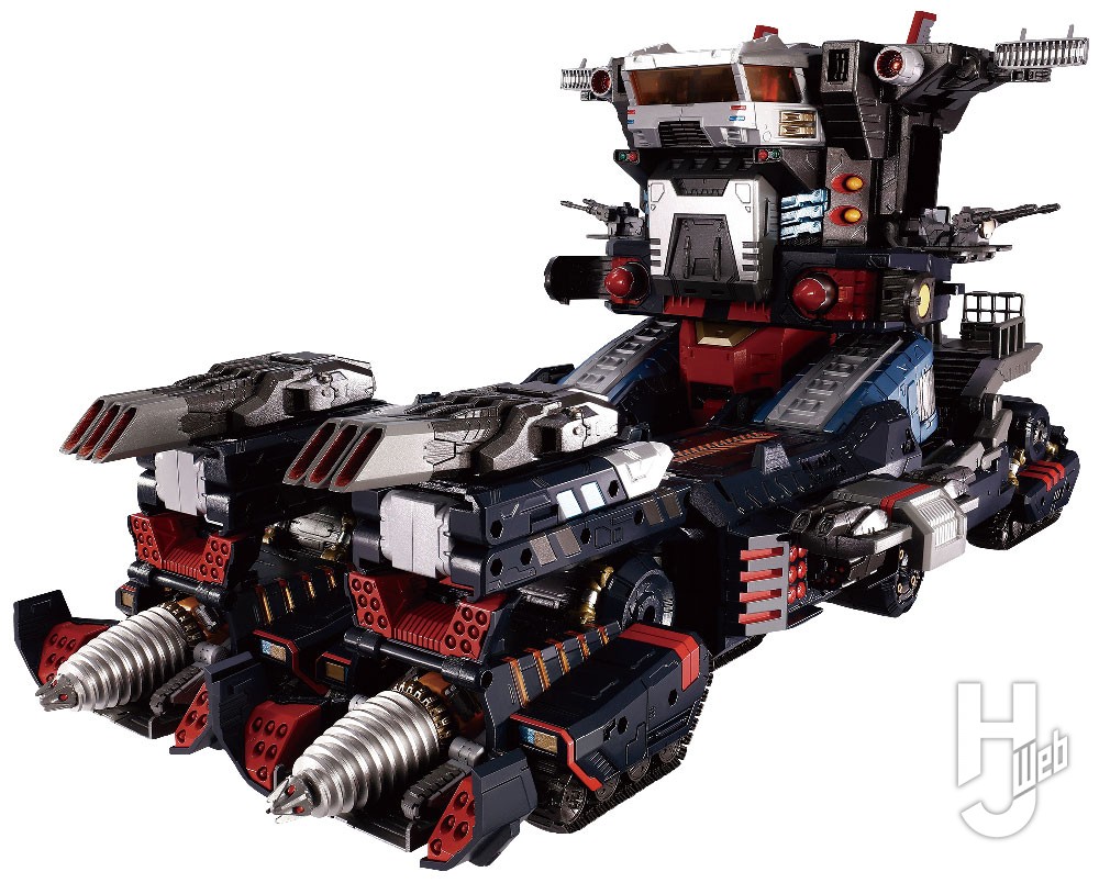 シリーズ最大級！ 2脚で立ち上がるロボットベース「陸上機動戦艦