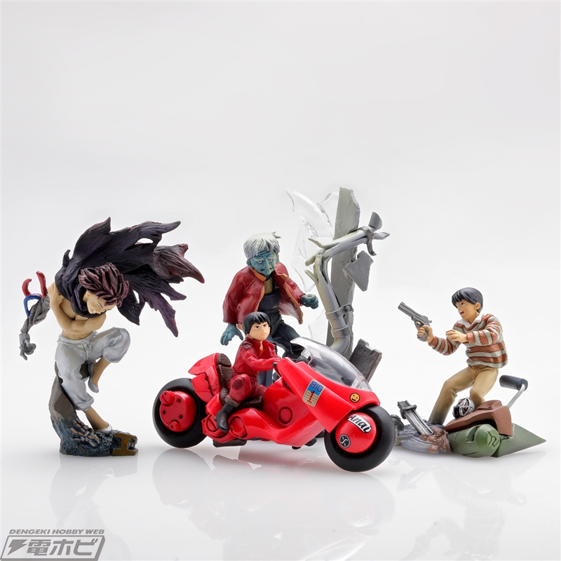 AKIRA』金田＆バイクや鉄雄が「miniQ」シリーズよりフィギュア化