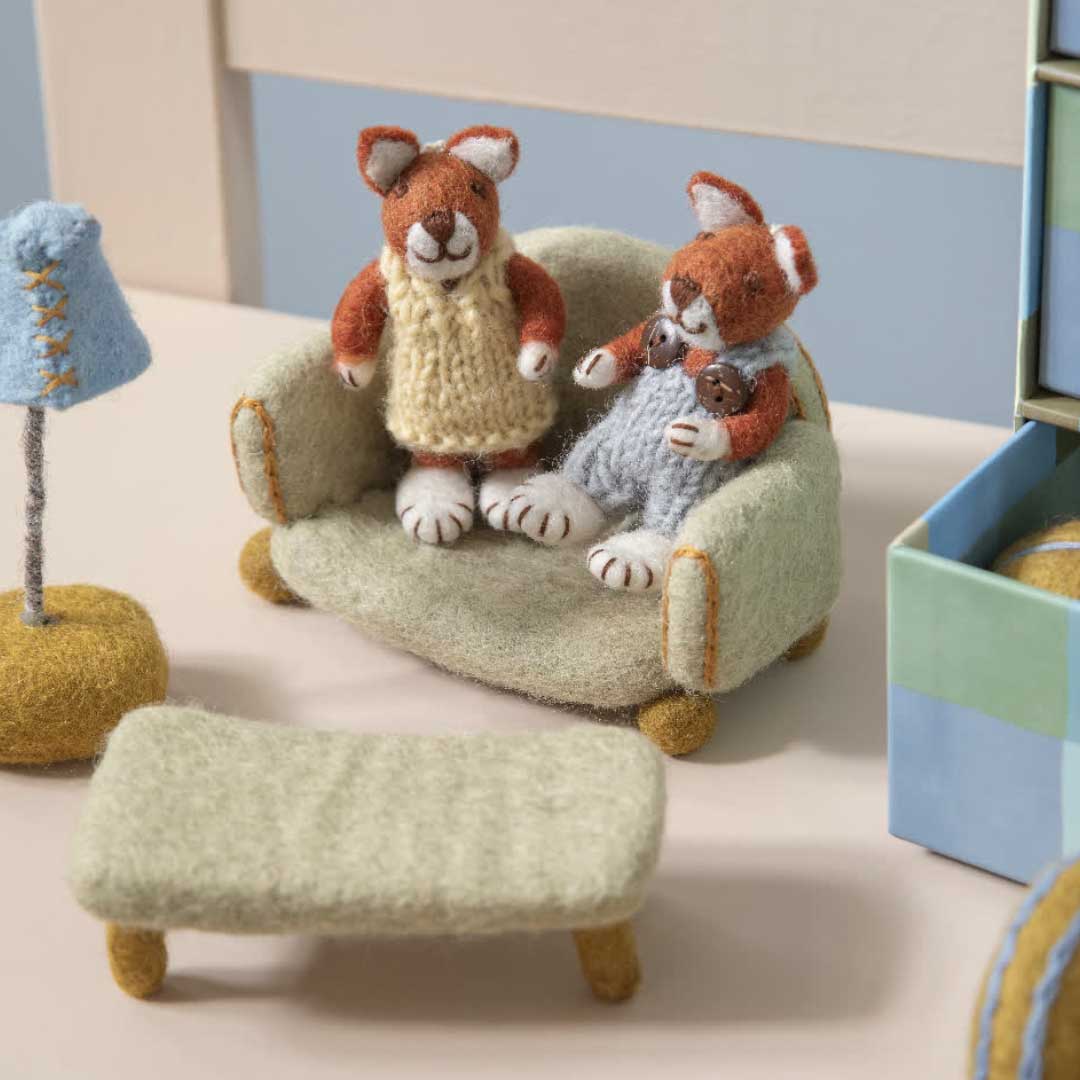 Gry&Sif グライアンドシフ オーナメント ( キツネ / ベビー / イエロー