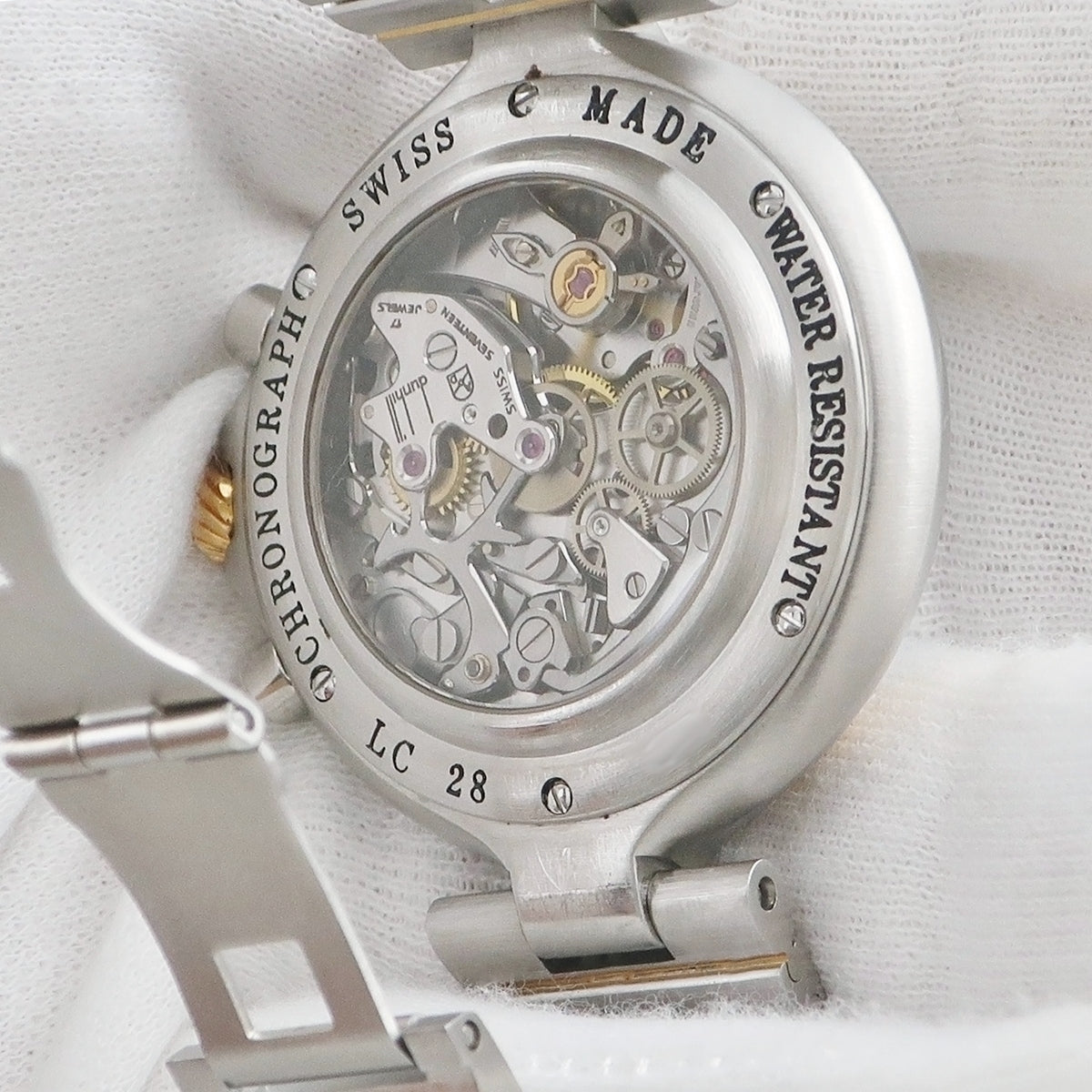 ダンヒル dunhill ミレニアム クロノグラフ LC28 手巻き メンズ