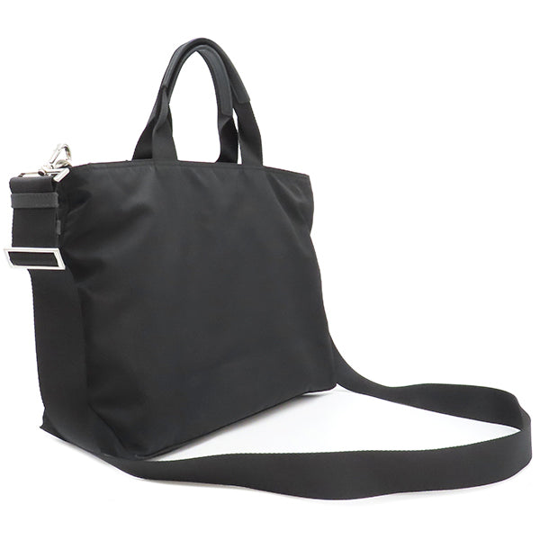 プラダ PRADA VELA 2way トートバッグ 1BG387 ブラック ナイロン 2WAY