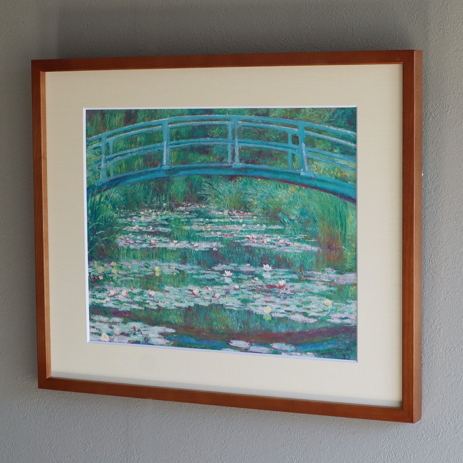 クロード・モネ 「ジヴェルニーの日本の橋と睡蓮の池 1899年」アート