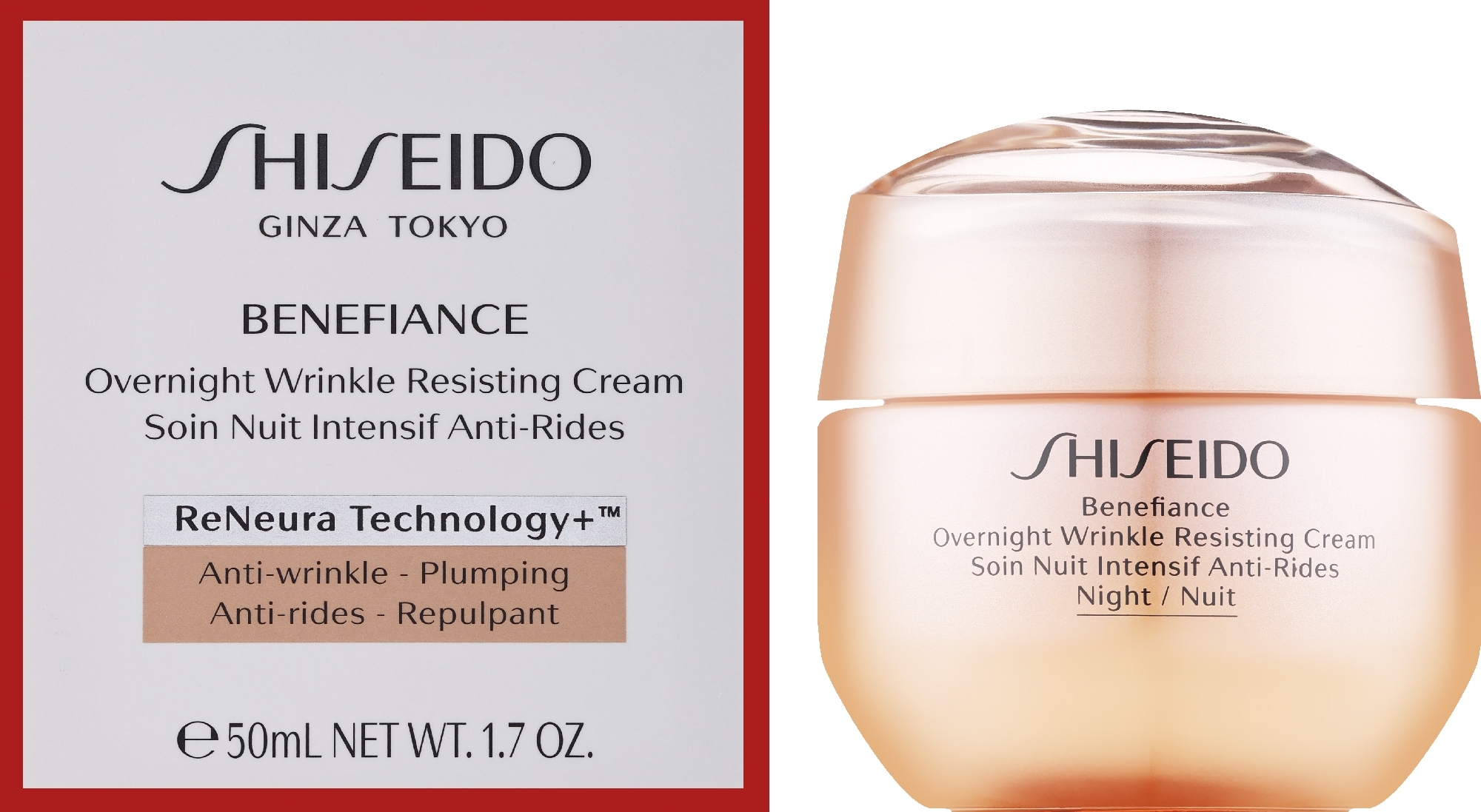 Nourishing Smoothing Face Cream - Shiseido Benefiance Wrinkle