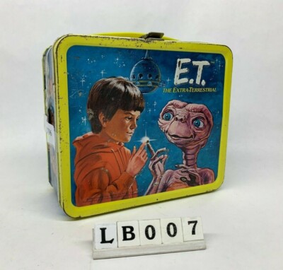 E.T. The Extraterrestrial Children's Vintage Metal Lunch Box 1982