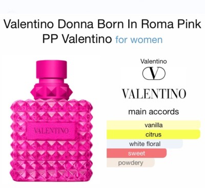Valentino Donna Born In Roma Pink PP 100ml/3.4 oz EDP Spray Sealed