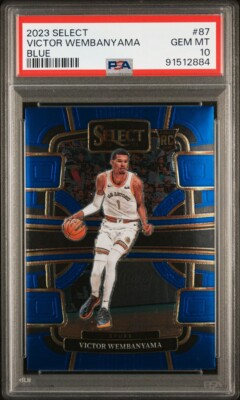 PSA 10 Panini Select Victor Wembanyama 2023-24 Blue Concourse RC