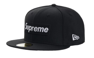 Supreme World Famous 1994 Box Logo New Era Black 7 1/4 Brand New