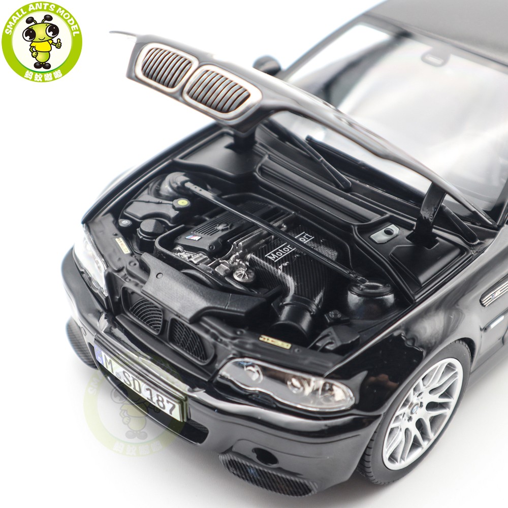 1/18 BMW M3 CSL 2003 E46 Norev 183017 Saphire Black Diecast Model