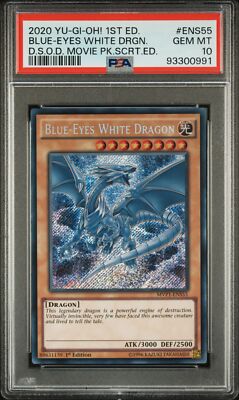 2020 1ST ED #ENS55 BLUE-EYES WHITE DRAGON PSA 10 | eBay