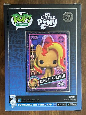 Funko Pop! Digital My Little Pony Sunset Shimmer ***Box Only*** | eBay