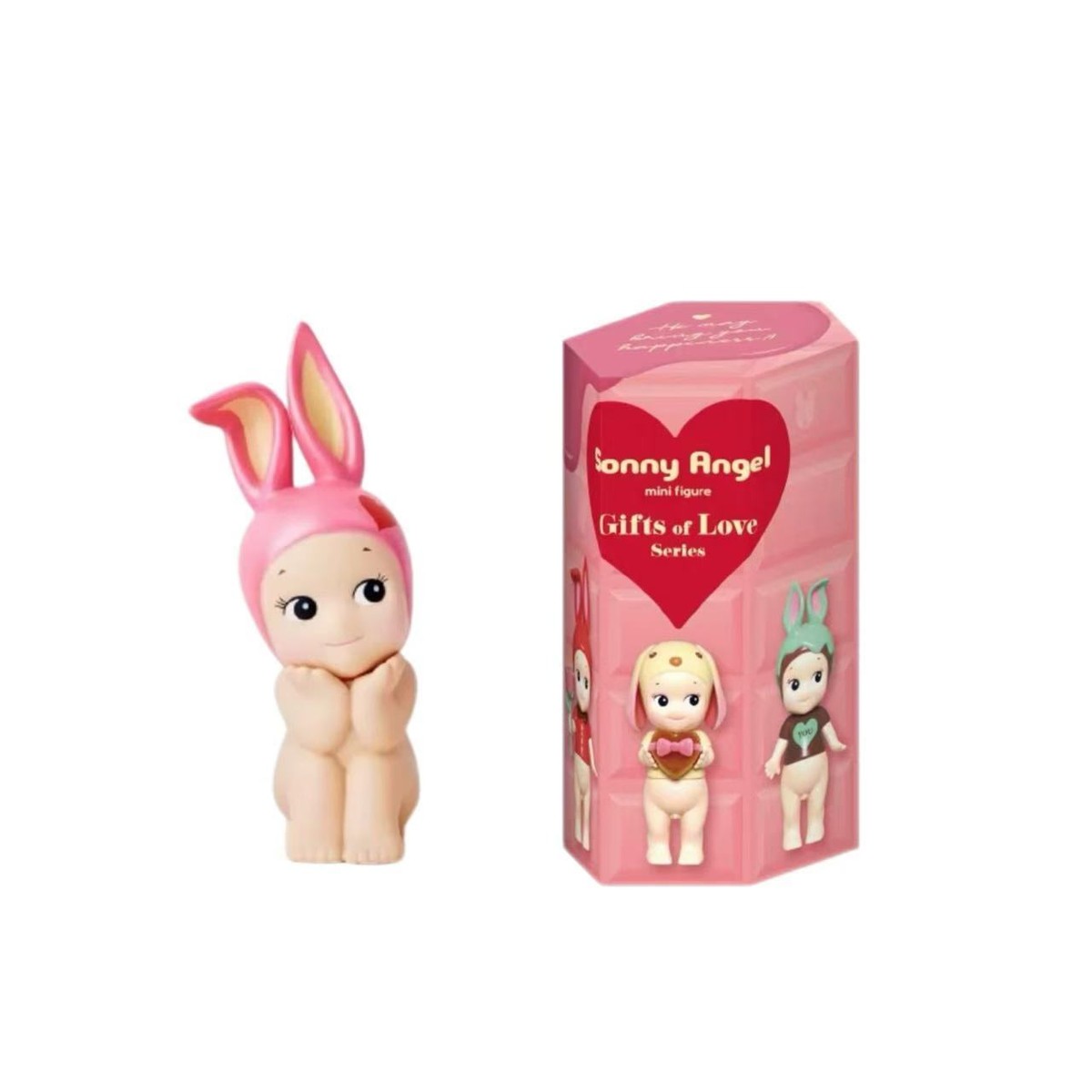 Authentic Sonny Angel Gifts Of Love Series (Secret Love Pink