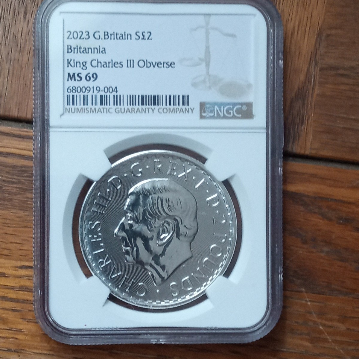銀貨 G.Britain 2021年 NGC MS69 イギリス ブリタニア