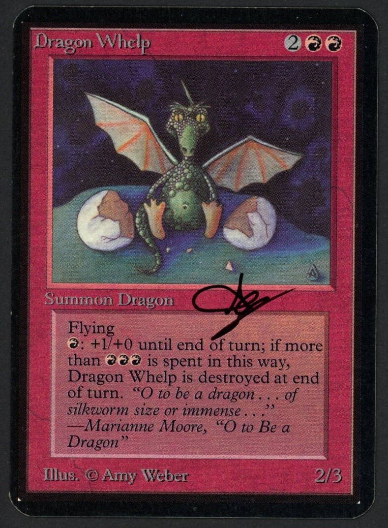 チビ・ドラゴン スケッチアート MTG Amy Weber チビ・ドラゴン