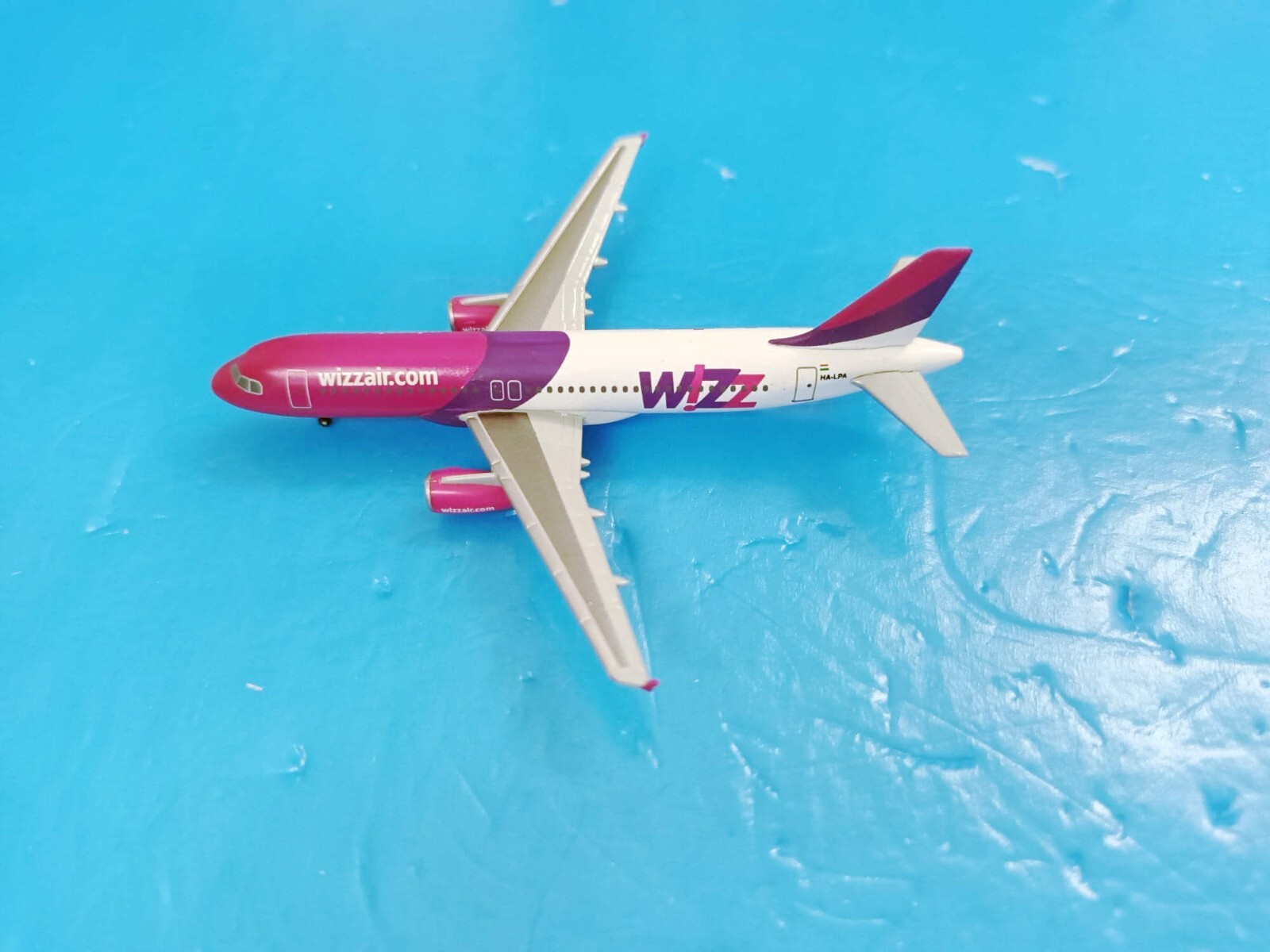 RARE Herpa Wings SAMPLE 1:500 Wizzair Airbus A320 HA-LPA - METAL