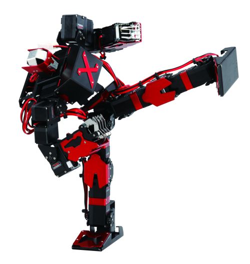 完全二足歩行や人間のようなアクションが可能な高性能ロボットを作成