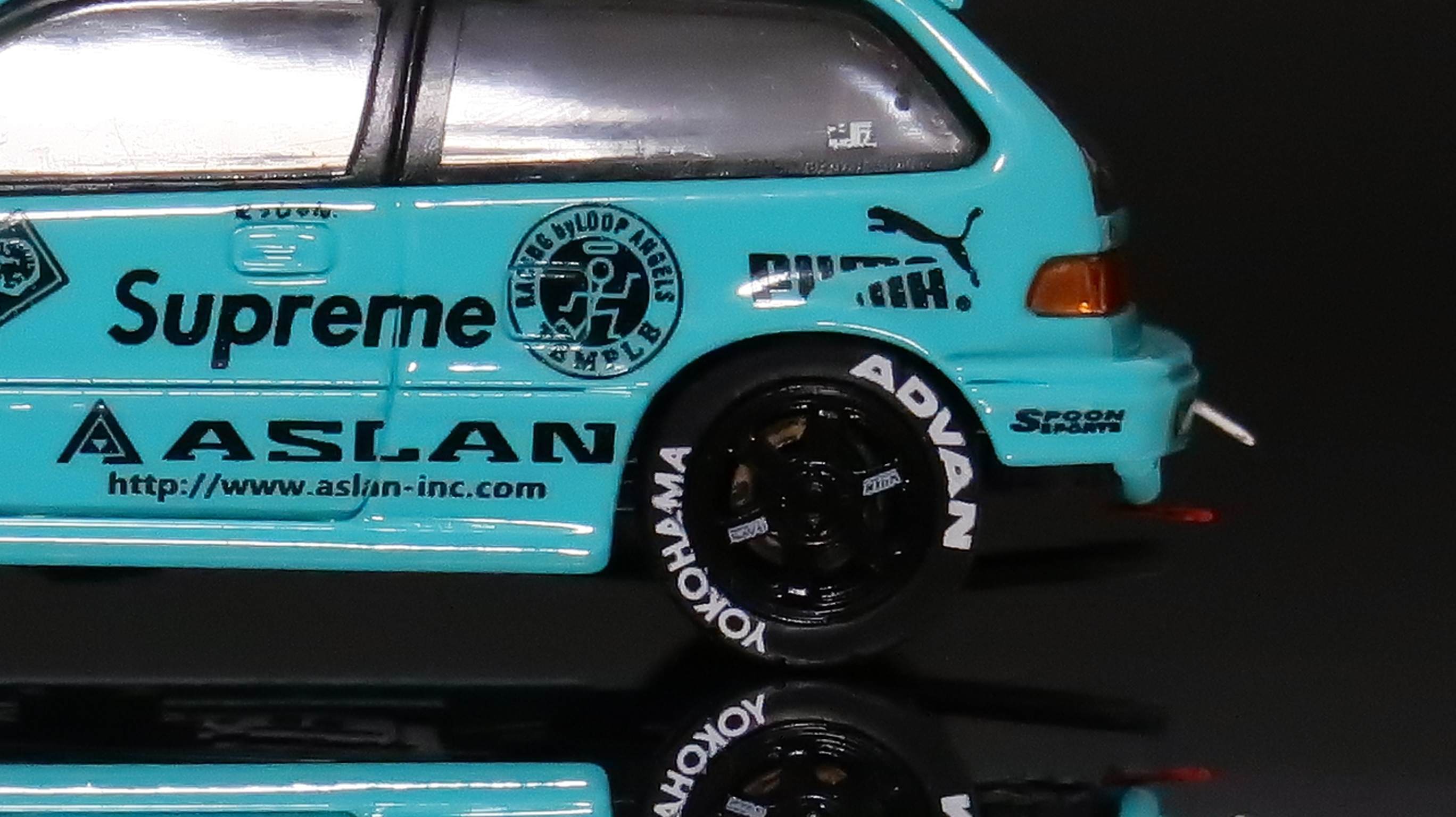モデルインプレッション】 INNO Models 1/64 Honda Civic K-ASLAN EF9