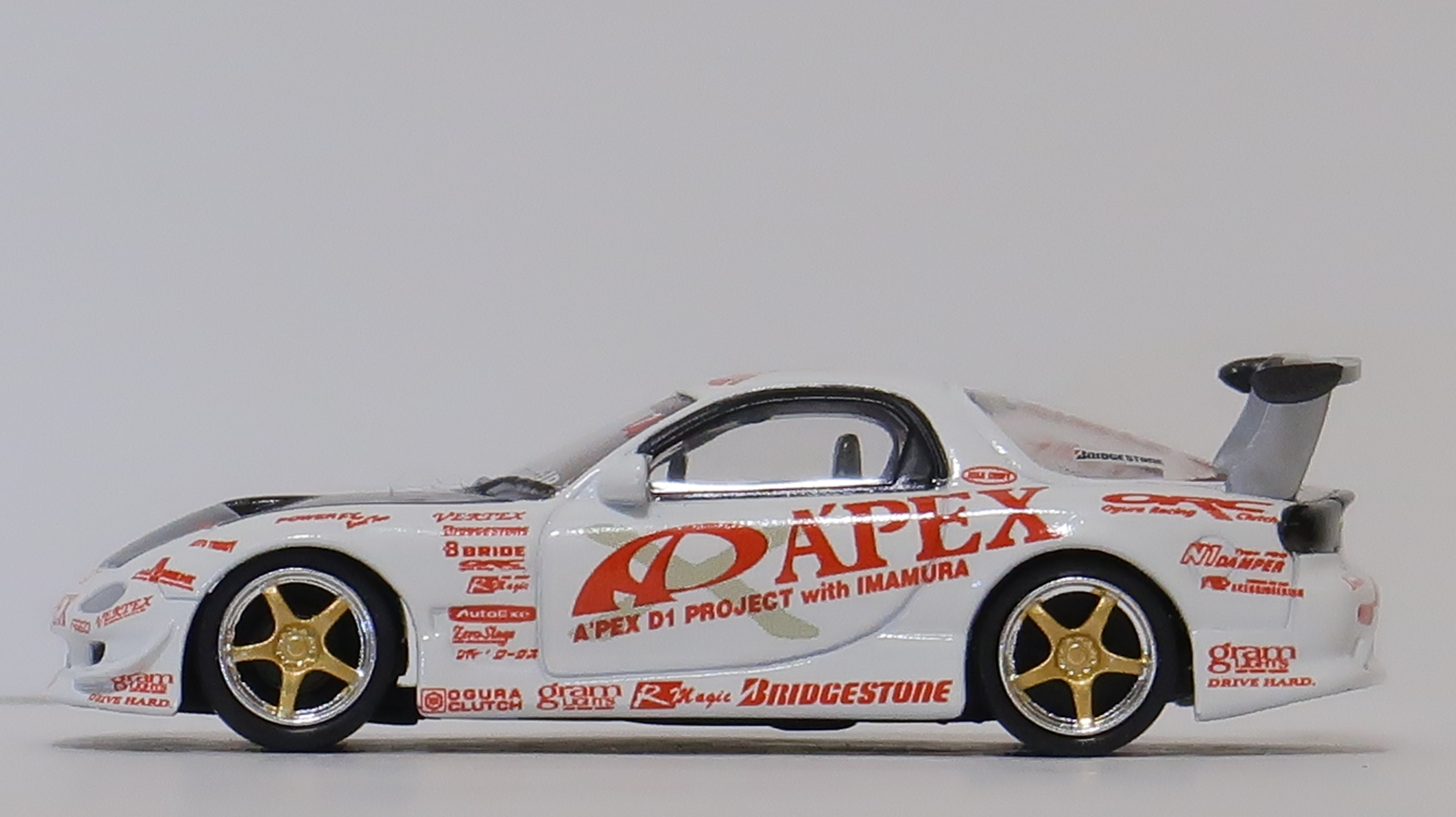 モデルインプレッション】Hotworks 1/64 APEX FD3S (AX75F92+NOS仕様
