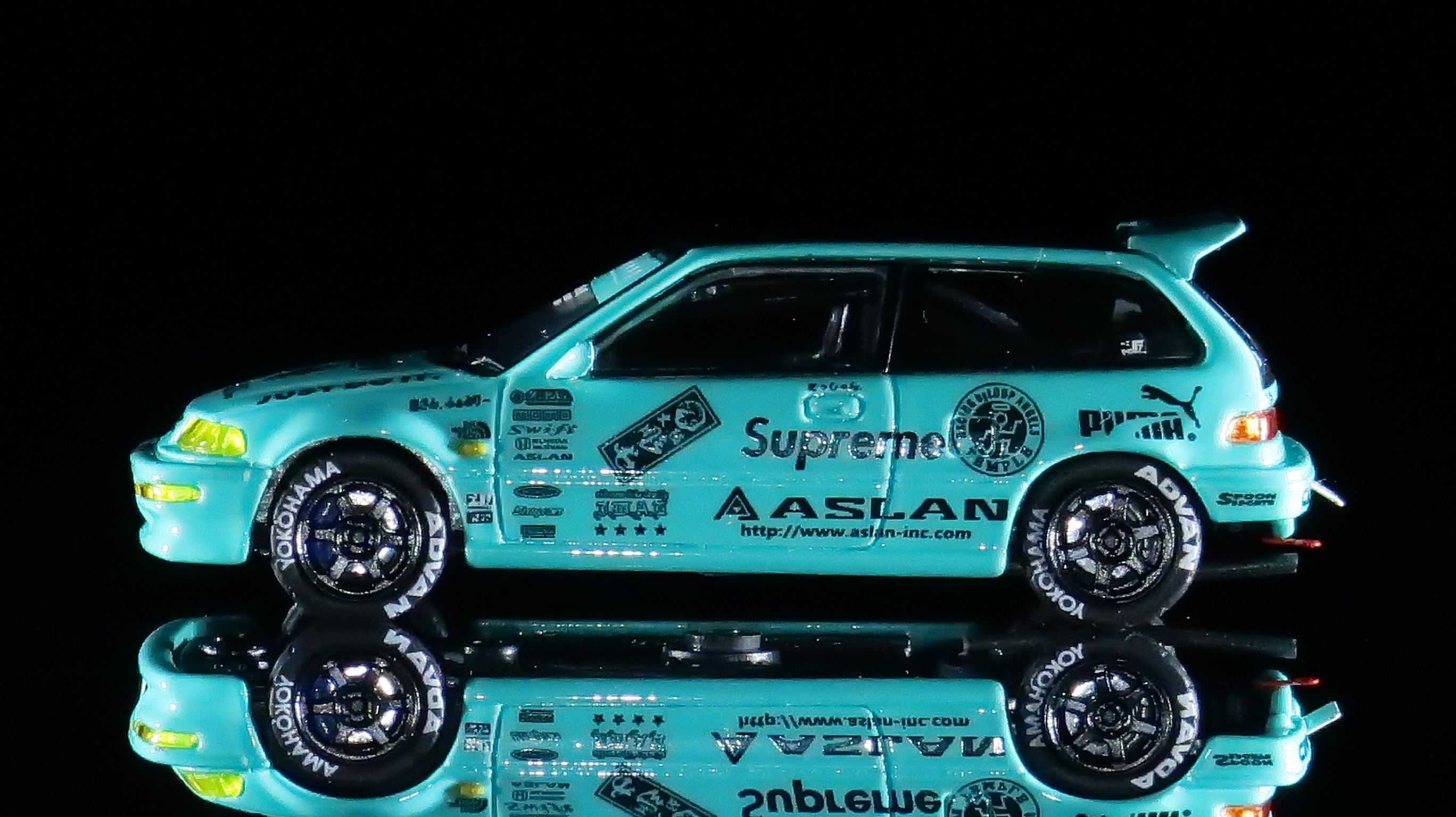 モデルインプレッション】 INNO Models 1/64 Honda Civic K-ASLAN EF9
