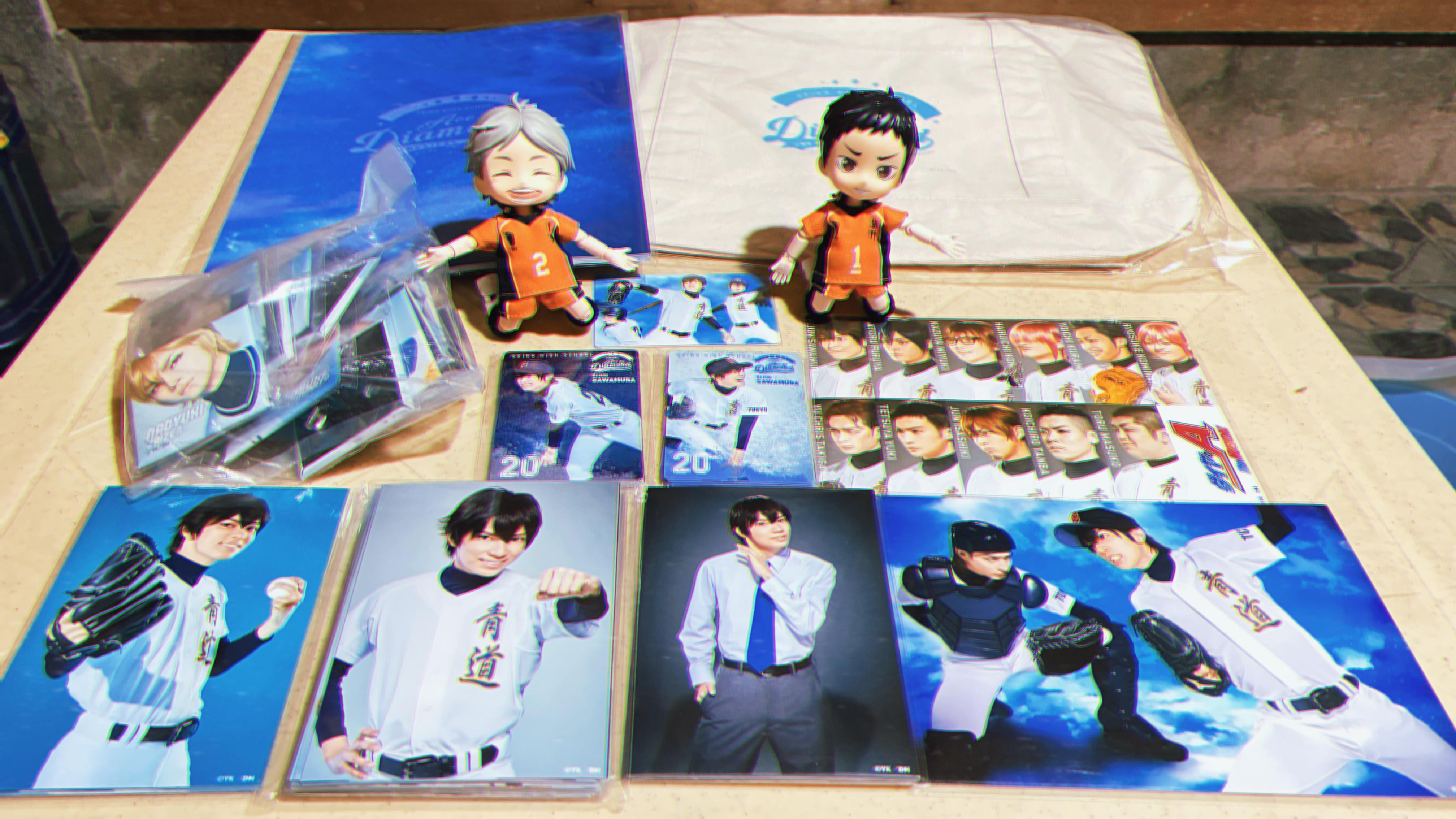 Merch haul for the Daiya no Ace The Musical! 🧡 : r/AceOfTheDiamond