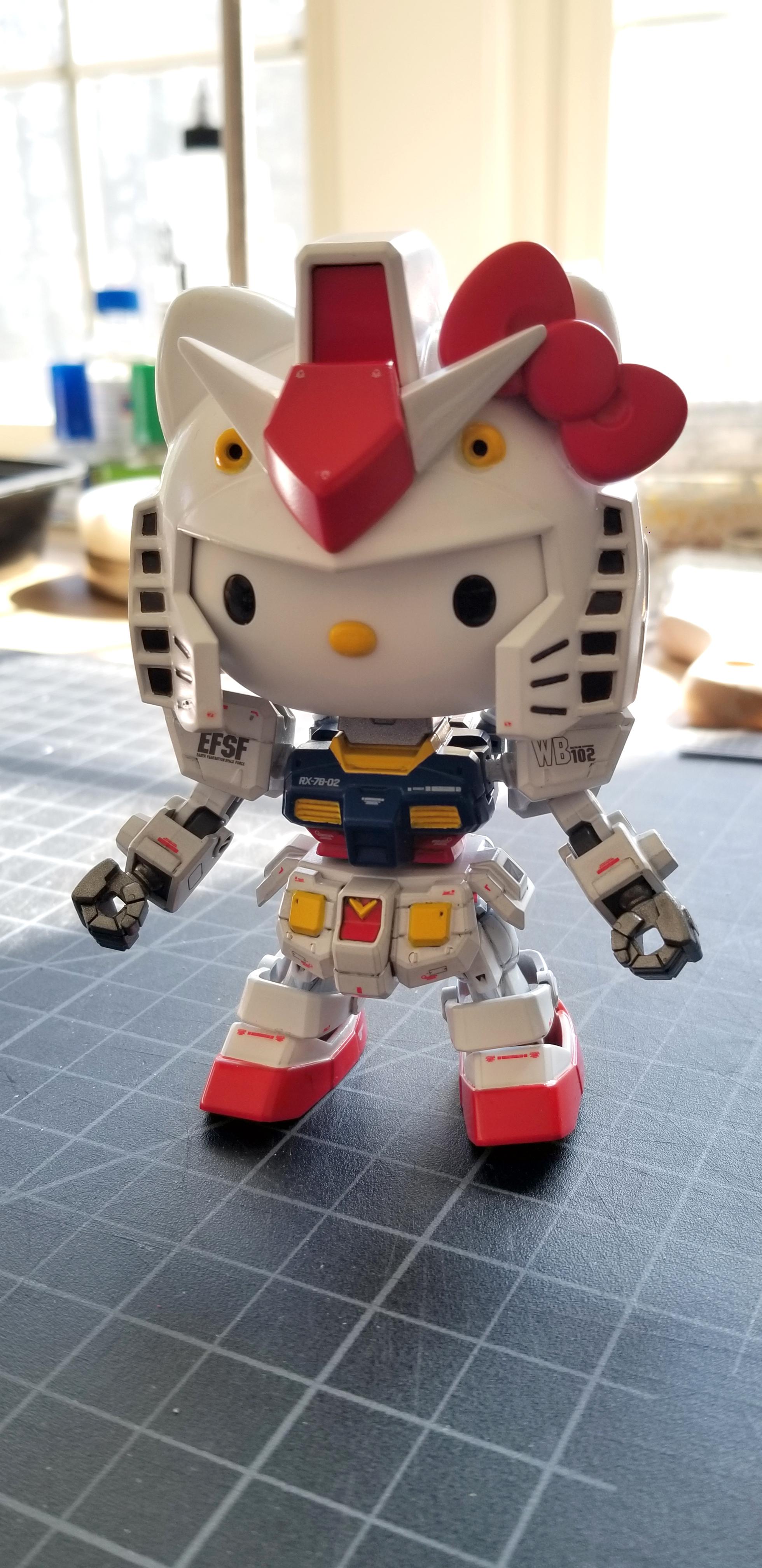 SD Hello Kitty x Gundam // RX-78-2 : r/Gunpla