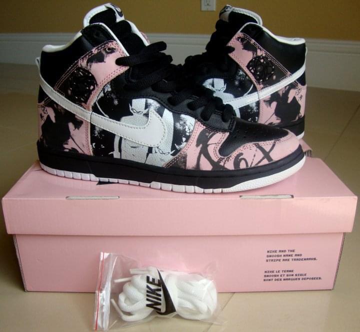 TIL that the 2004 Futura x UNKLE x Nike Dunk High SB aka Dunkles
