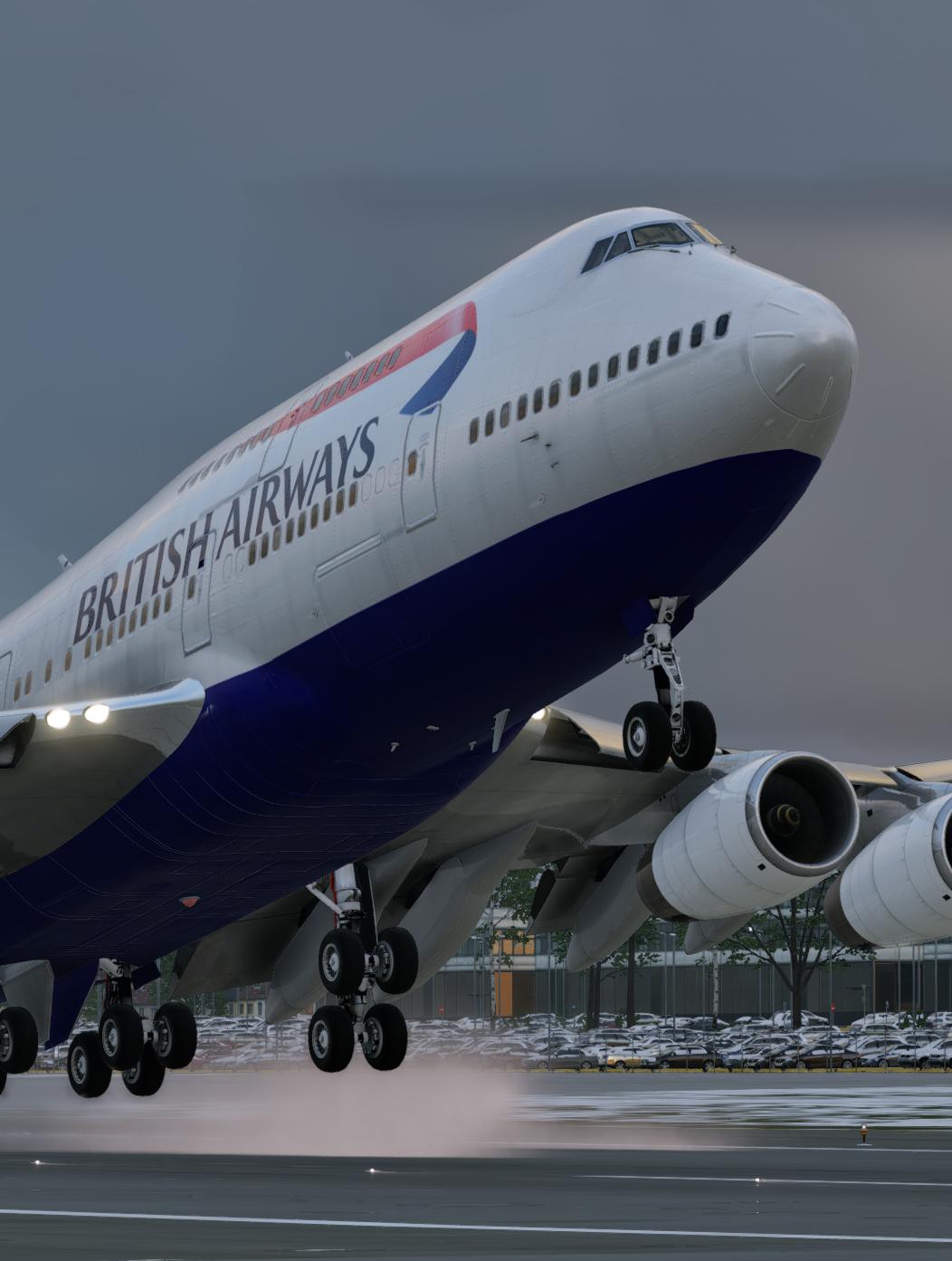 BAW 747-400 At Heathrow : r/Xplane