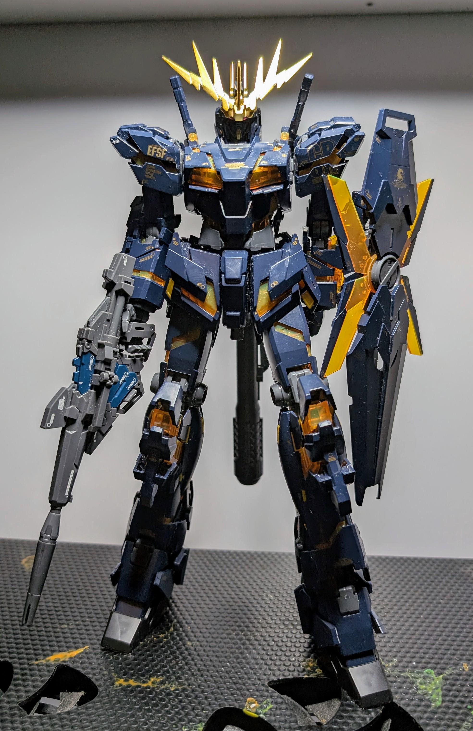 MGユニコーンガンダム02バンシィVer.Ka完成！初めてMicro Set/Sol使っ