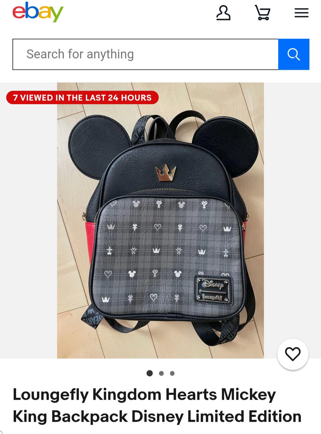 完売品 完売品 新品 ラウンジフライ キングダムハーツ リュック 新品